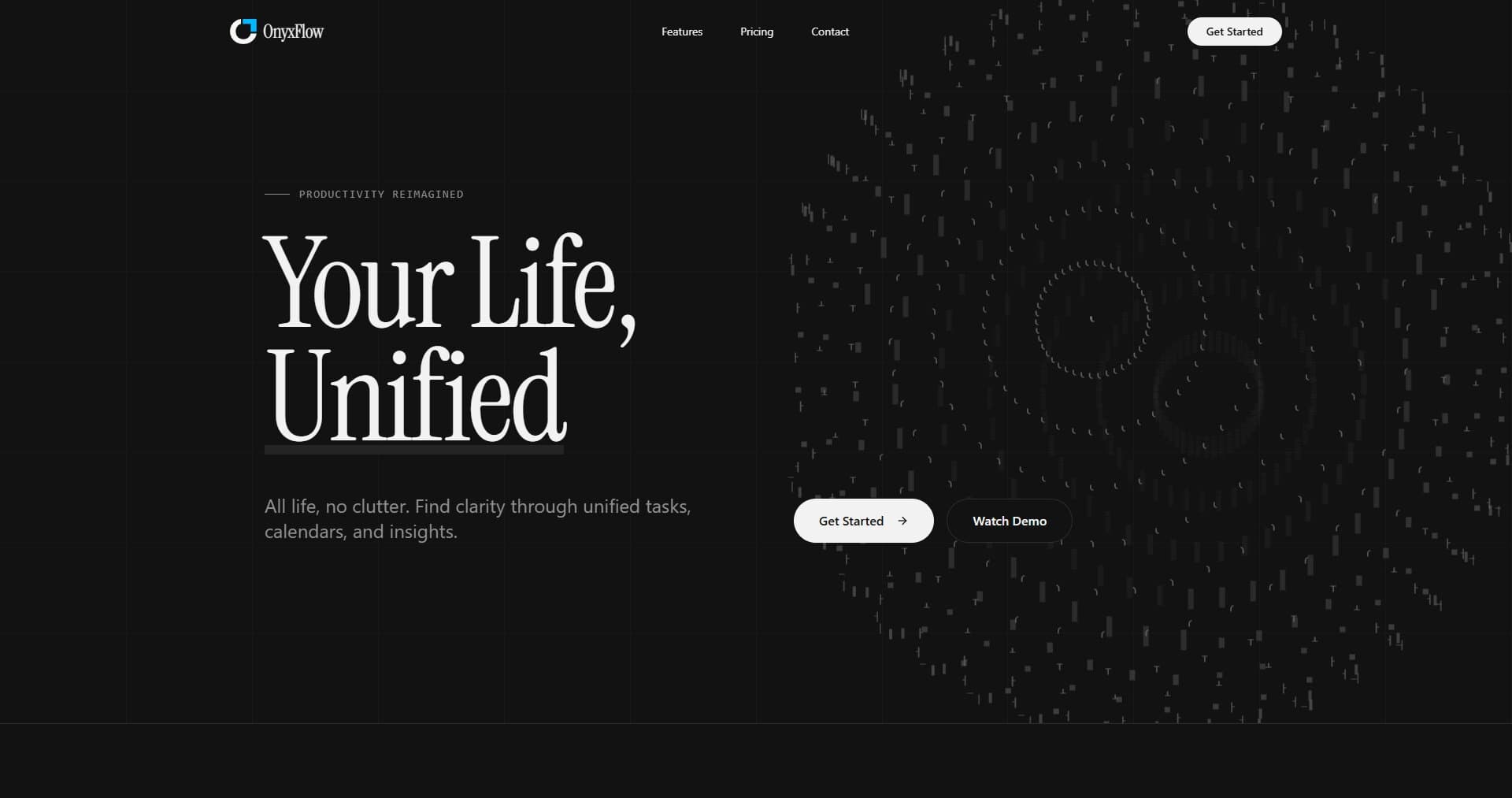 OnyxFlow product interface